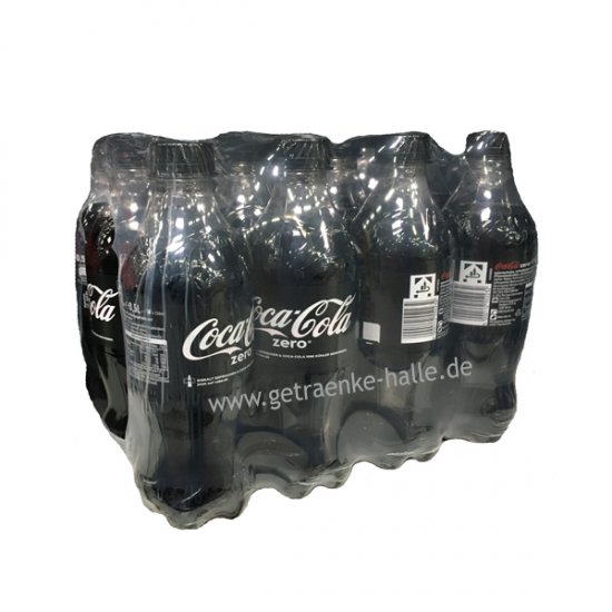 Coca Cola Zero 12x0,5L PET - zum Schließen ins Bild klicken